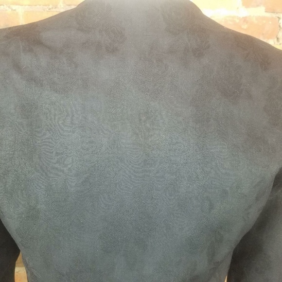 Vintage Laura Ashley Bolero Jacket Women's Black - Picture 5 of 7